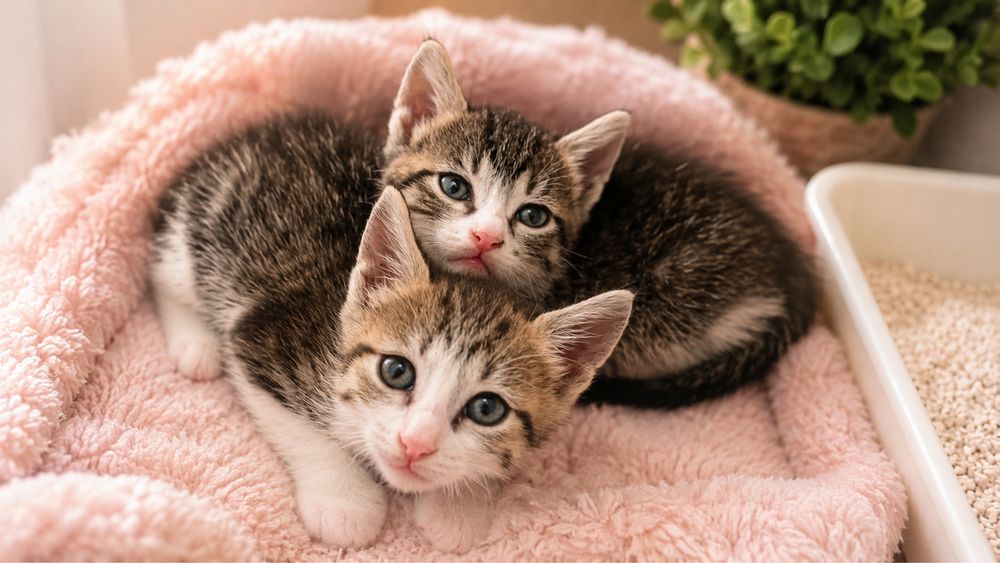 Gatinhas, todas meninas, para adoção responsável.