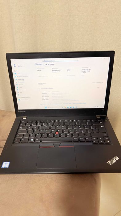 Portátil Lenovo Thinkpad T470 i5 16GB RAM SSD 256G