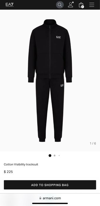 Костюм EA7 Emporio Armani