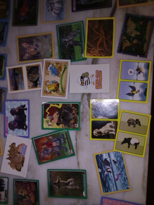 Conjunto de 45 Cromos Colecção Animais