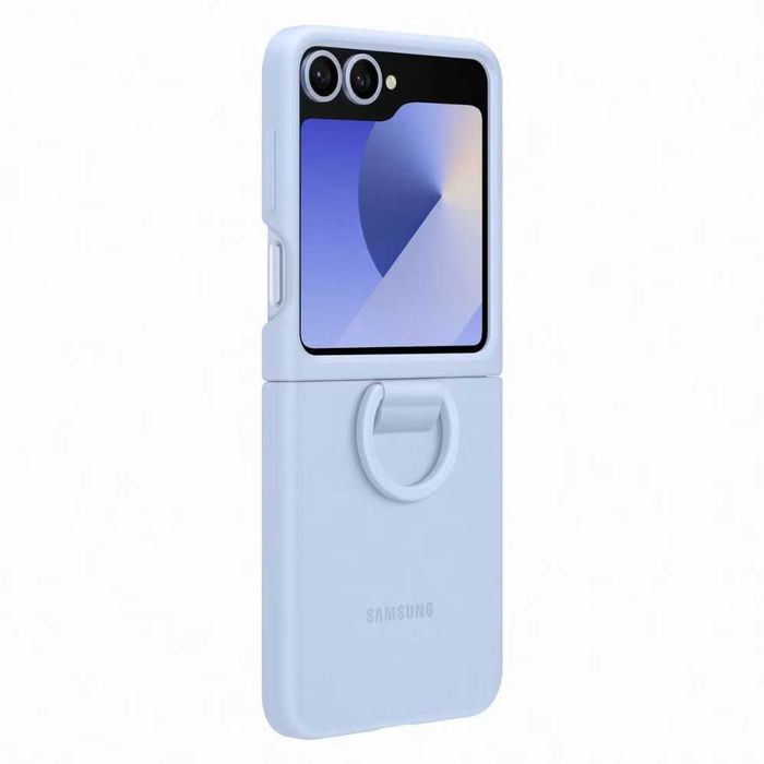 Оригинальный чехол Samsung Z Flip 6 Silicone Case with Ring SM-F741b