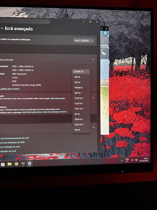 Monitor AOC 25G3ZM de 24.5 240hz