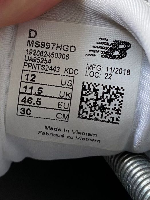 New balance 997S (оригінал)