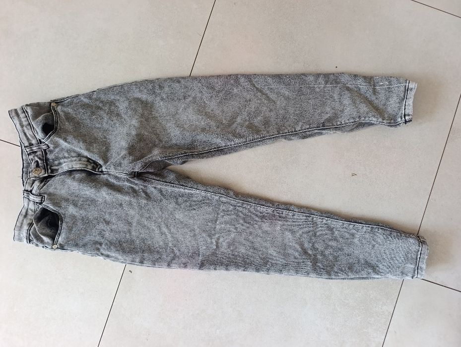 Destination skinny rurki wąskie 158 dla dziewczynki szare jeansy jeansowe