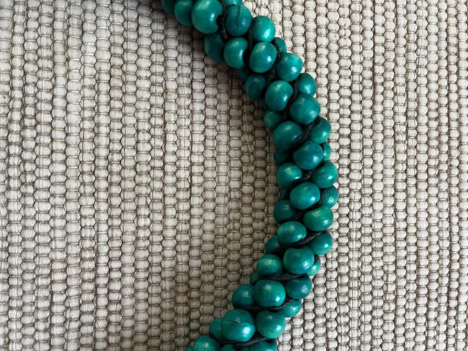 Cinto Ajustável de Missangas em Madeira | Boho Chic