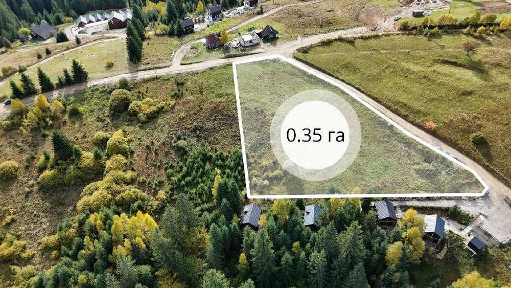 Земельна ділянка в Яблуниці 0.35 га