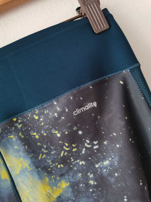 Adidas legginsy sportowe damskie print wzór IDEAŁ ORYGINAŁ S