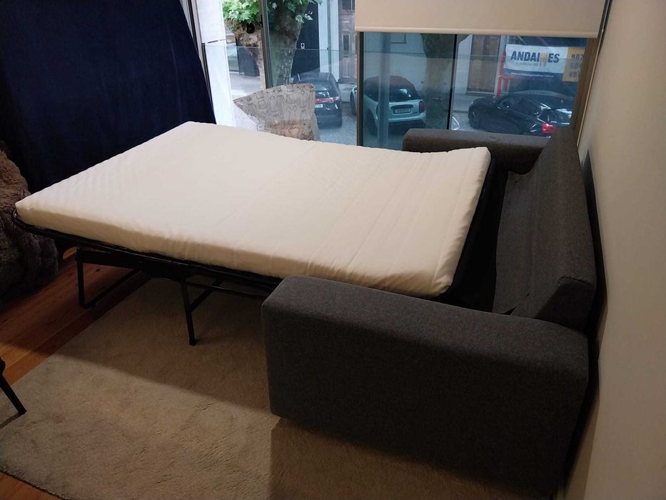 sofá cama aconchegante