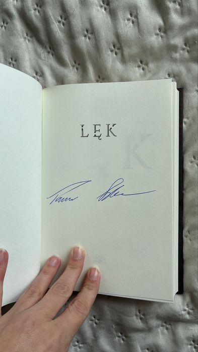 Tomasz Sablik Lek horror vesper autograf autora