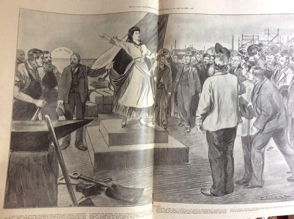 Illustração portugueza, 1 de Maio de 1905. História, geografía...
