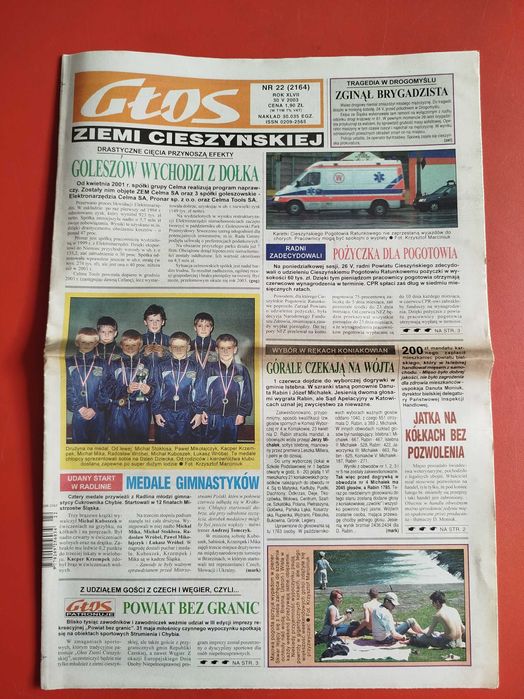 Głos Ziemi Cieszyńskiej, nr 22, 30 maja 2003