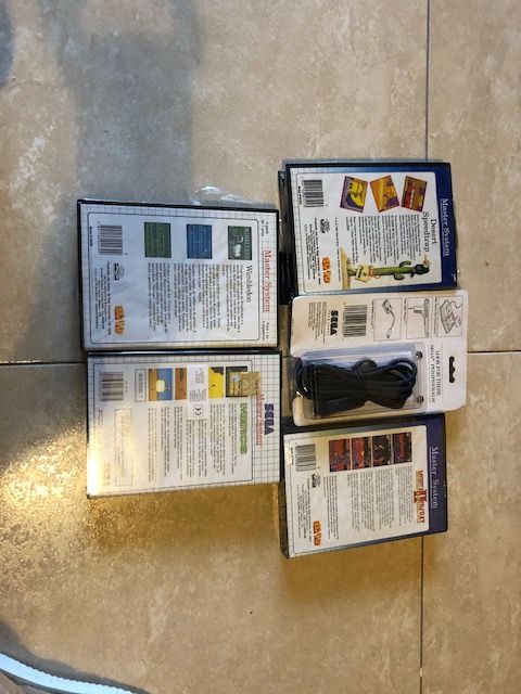 Grande Coleção Jogos e Acessórios Master System selados