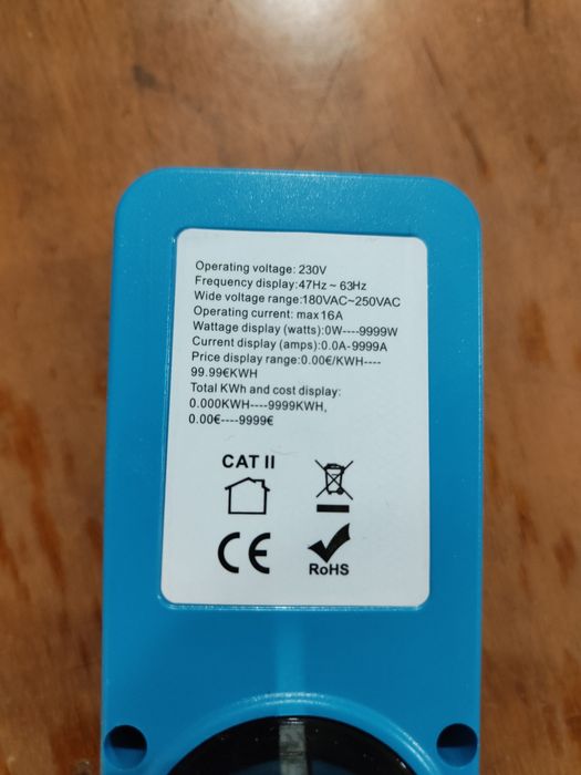 Ватметр розеточний