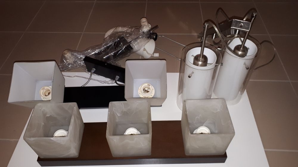 Żyrandol - lampy wiszące jak na zdjęciach - cena za wszystko