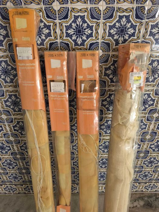 cortinados transparentes novos