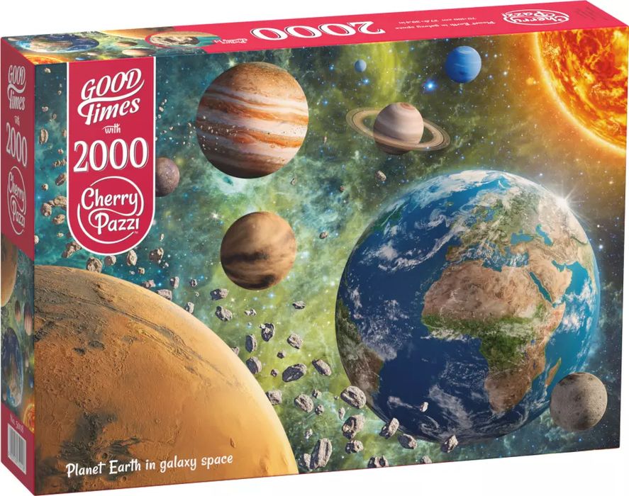Puzzle 2000 elementów. Planeta Ziemia w Galaktyce 50118. CherryPazzi