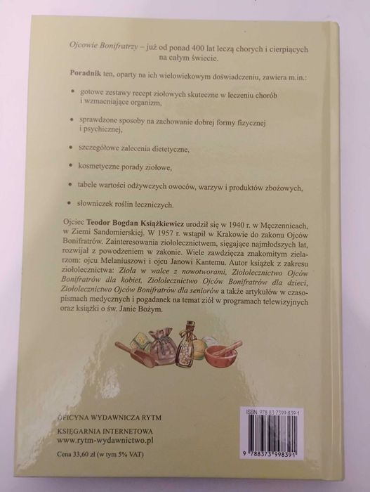 Książka Ziołolecznictwo Ojców Bonifratrów