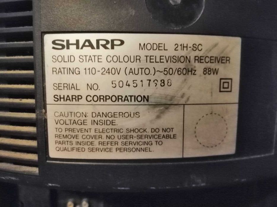 Телевизор SHARP model 21H-SC