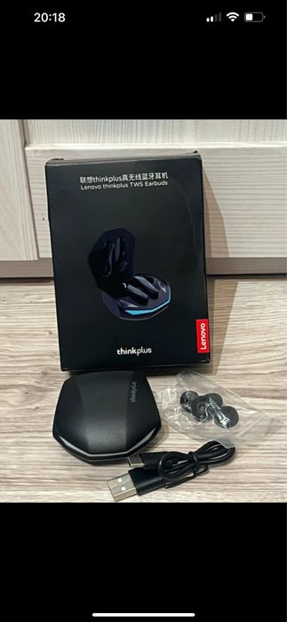 Słuchawki Lenovo GM2 Bluetooth – Nowe, kompletne, z pudełkiem