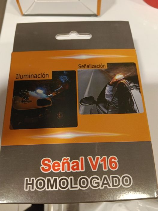 Sinalizador de emergência +lanterna..V16 homologado