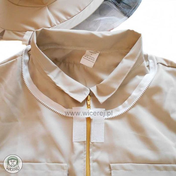 Bluza Pszczelarska Premium rozpinana z Kapeluszem rozmiar L