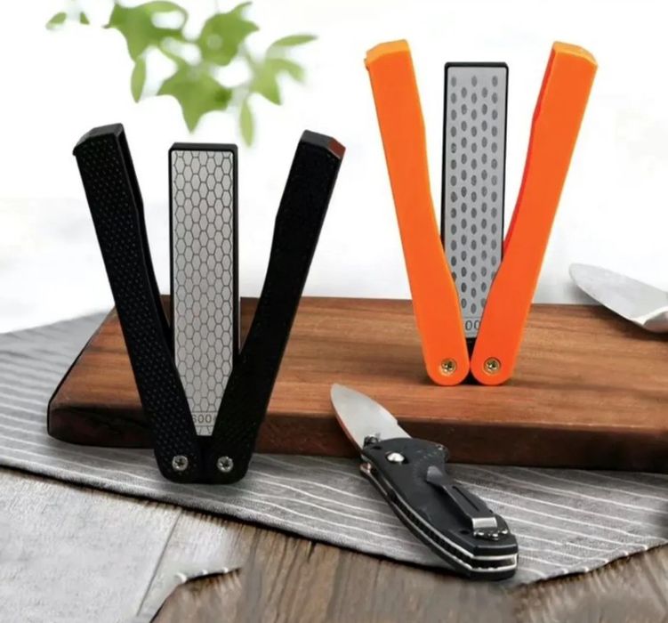 Точилка алмазная на две стороны #400 и #600 грит,складная,карманная.