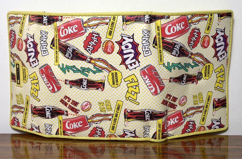 NOWY włoski portfel Carpisa Coca Cola galanteria portmonetka Italy