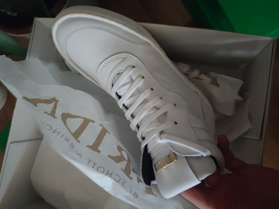 Skórzane sneakersy Frida rozmiar 41