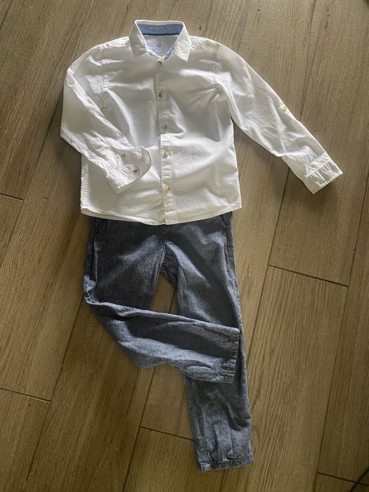 Koszula i spodnie r.128