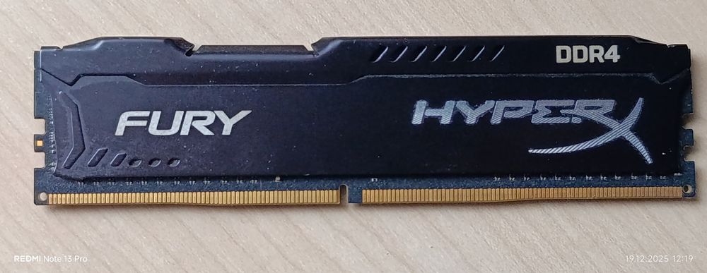 Оперативная память DDR4 Kingston HyperX Fury 8gb 2133mhz