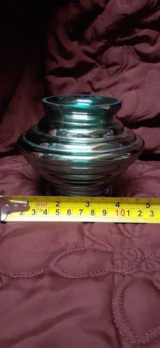 Jarra Verde Antiga Casca de Cebola