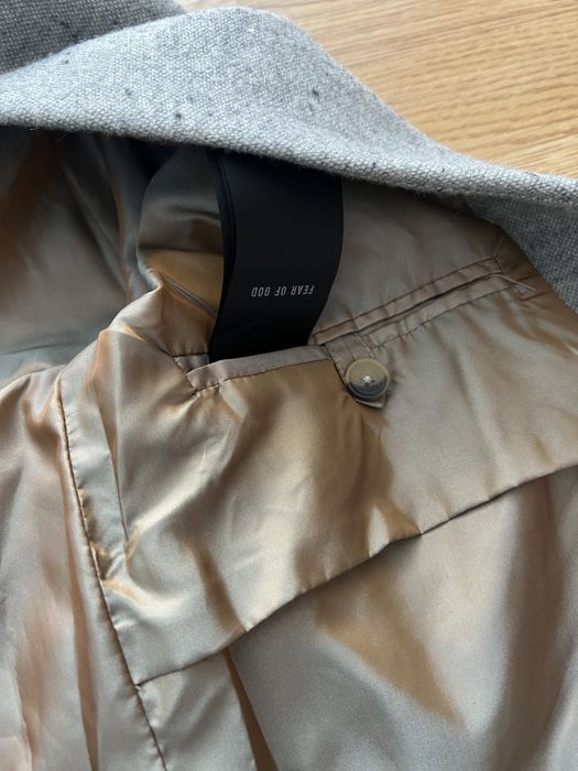 Серый пиджак Fear of god Размер L