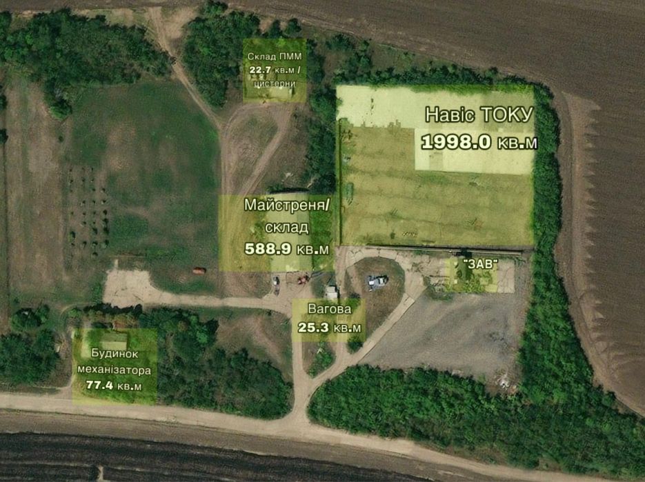 Оренда сільськогосподарського комплексу