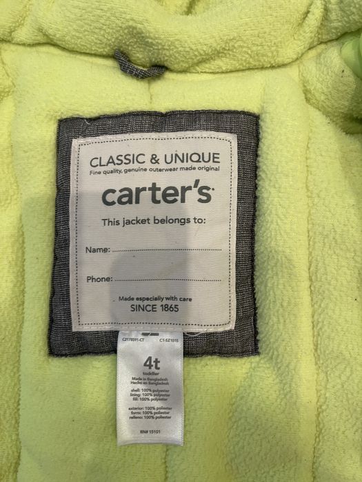 Carter’s комплект куртка + штани лижні