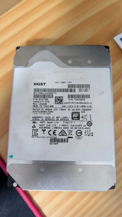 Hdd 8TB SAS - HGST - Enterprise