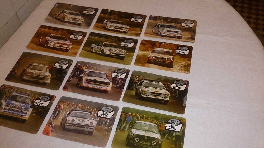 rallye de portugal 1986 vinho do porto (12 calendários) coleç completa
