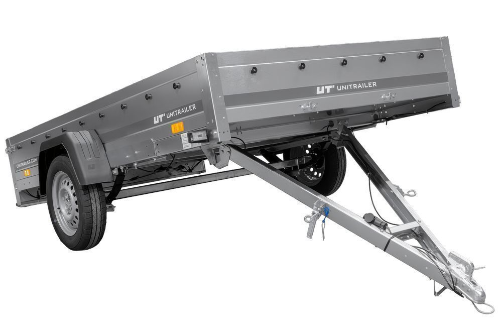 Przyczepa jednosiowa 264x150 cm UNITRAILER GARDEN 265/R KIPP