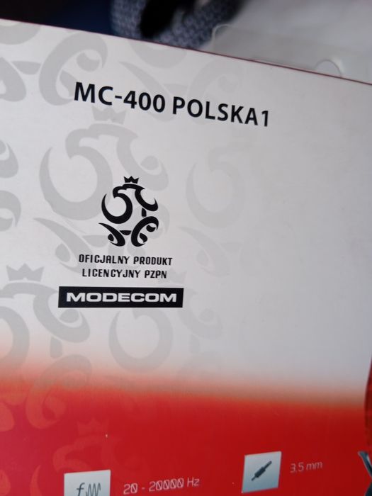 Dla fana piłki nożnej ! Modecom słuchawki mc 400 -50%