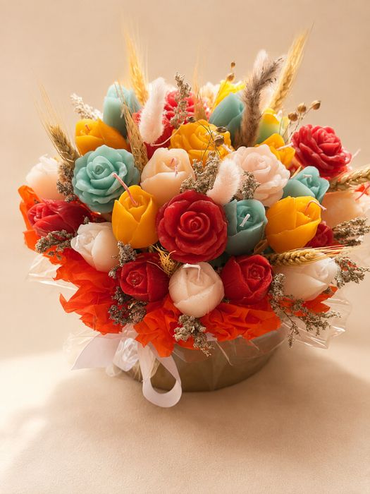 Bouquet de Velas Artesanais