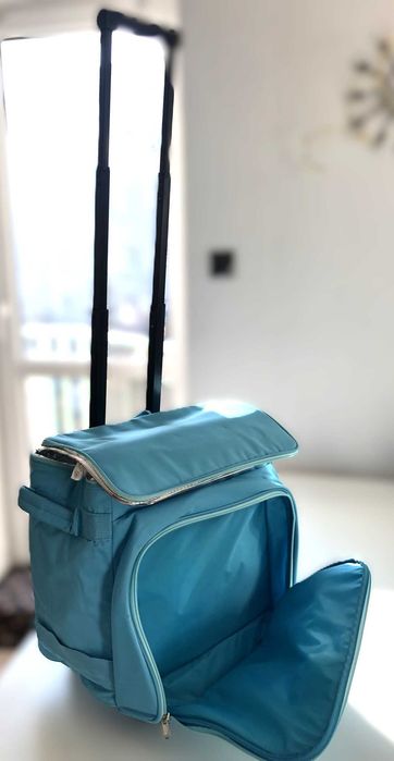 Torba chłodząca - lodówka BEACH z kółkami