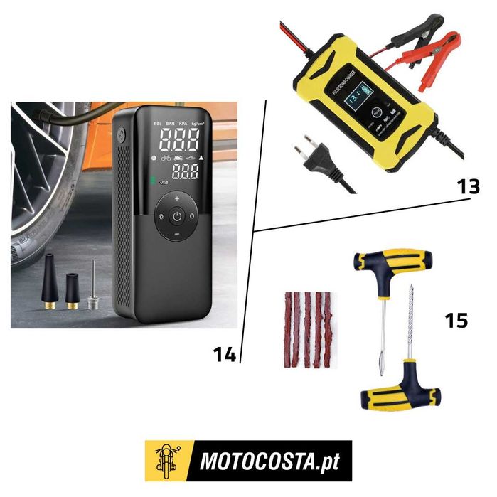 Manutenção e Ferramentas Moto - Correntes, Pneus e Mais - MOTOCOSTA