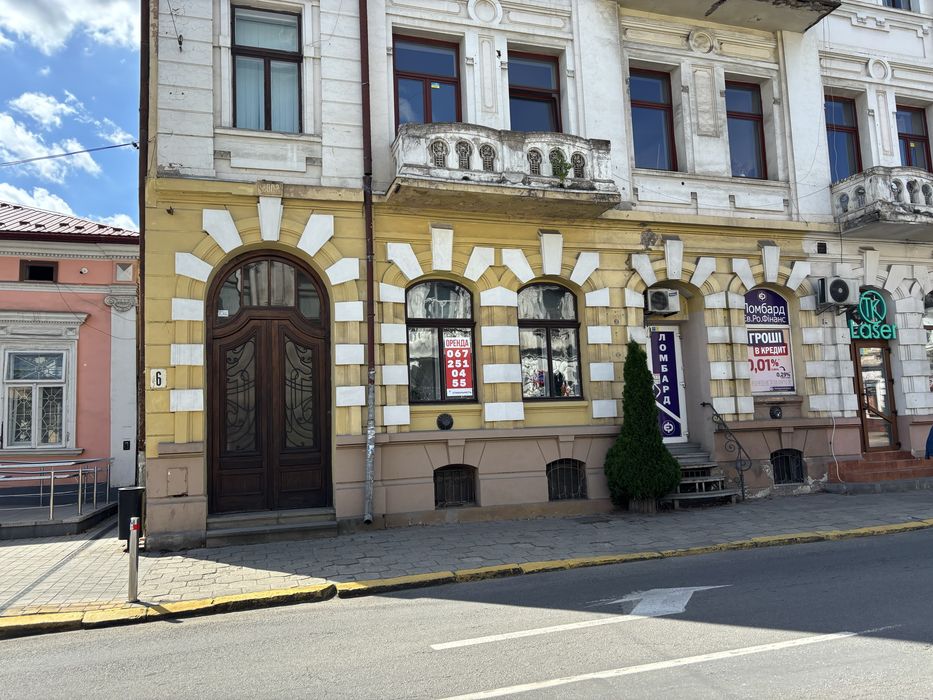 Оренда приміщення 67м². Центр. Січових Стрільців. Бізнес. Прохідна вул