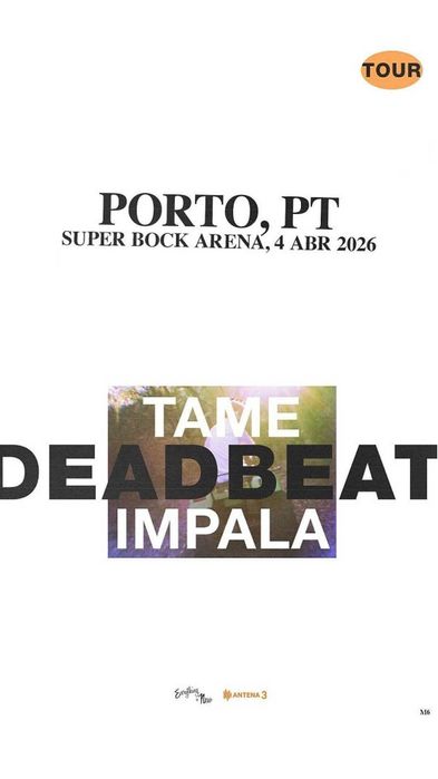 (TROCA) Bilhete Tame Impala Porto