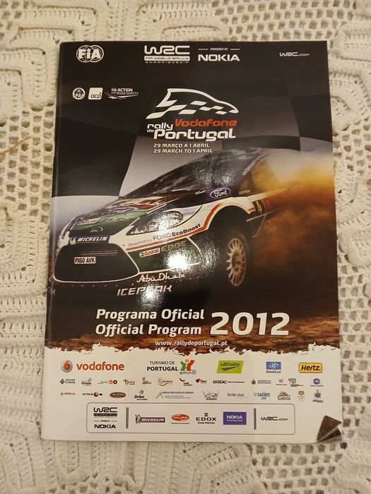 Programa oficial  do Rally de Portugal 2012