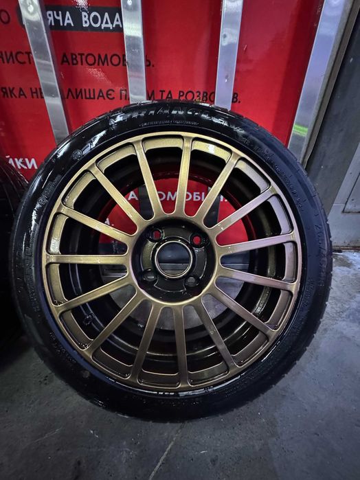 Диски ковані SLIK R16 з новою гумою літо / ET38 / 4x114.3 / DIA-67.1