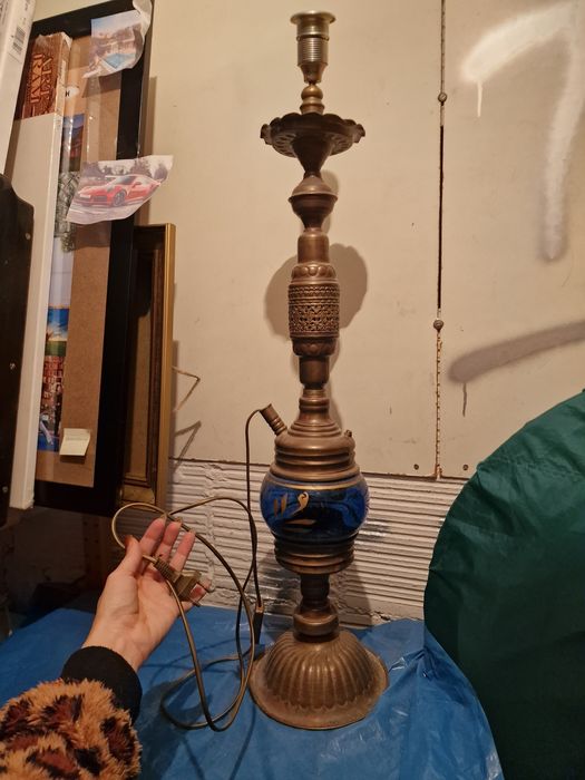 Lampa z shishy - handmade ;)