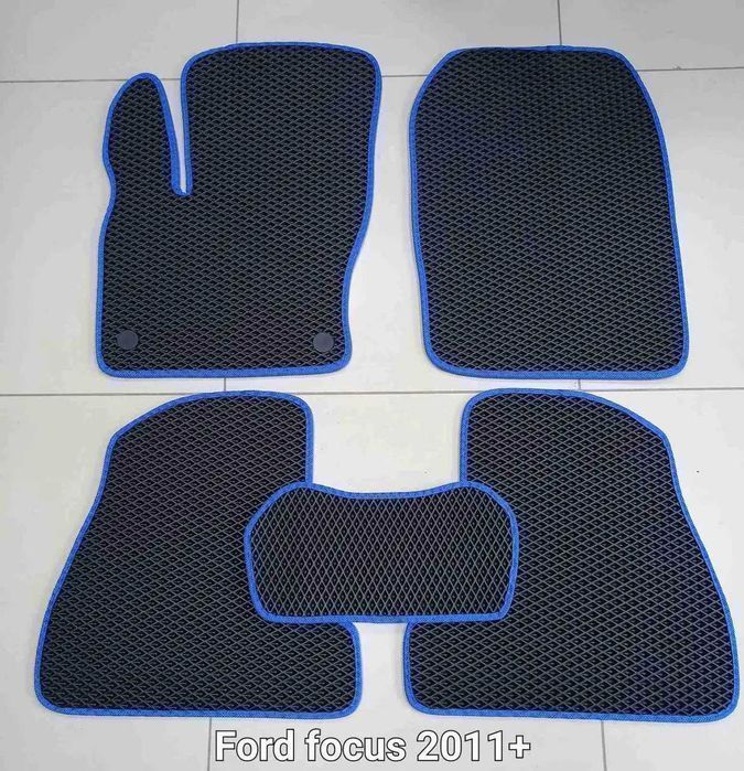 ЕВА\EVA коврики в салон Ford Fiesta/Focus/Kuga/Mondeo/Galaxy/Fusion