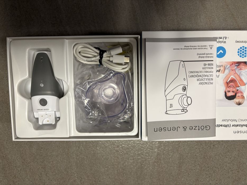 NOWY Inhalator Nebulizator ultradźwiękowy na Gwarancji