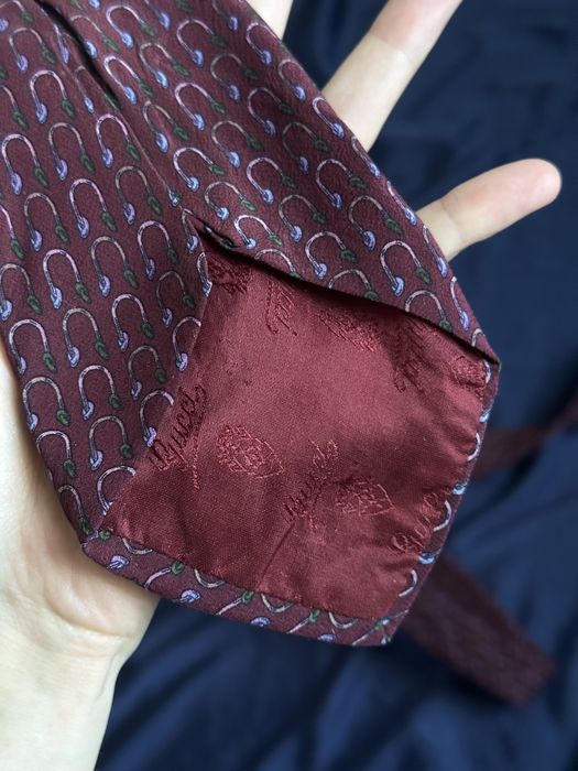 Вінтажна шовкова краватка Gucci