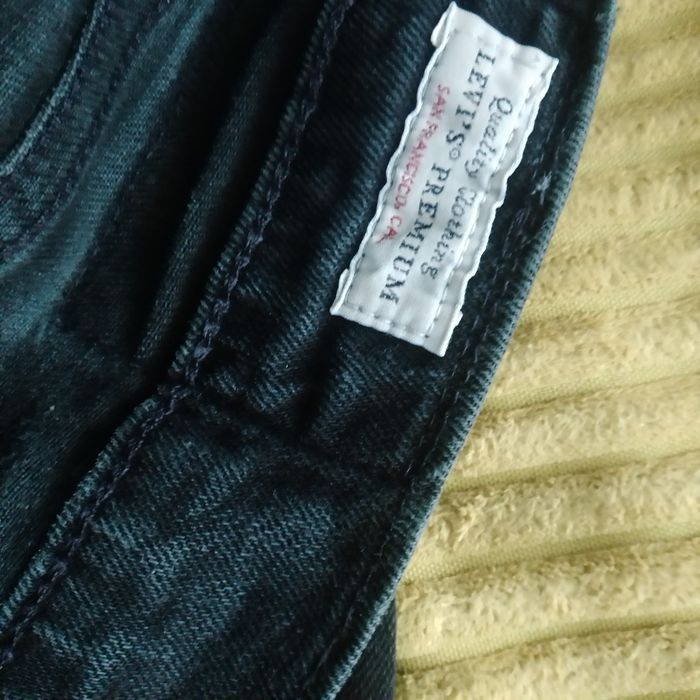 Spodnie męskie Levi's czarne yeans W33L34